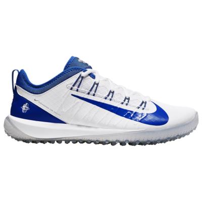 Nike Lacrosse Cipő Férfi Alpha Huarche 7 Pro Turf Lax Fehér/Királykék,UXE54102
